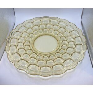 Yorktown Yellow Dinner Plate Heavy Sold Very Good Vtg Condition Replacement 11”